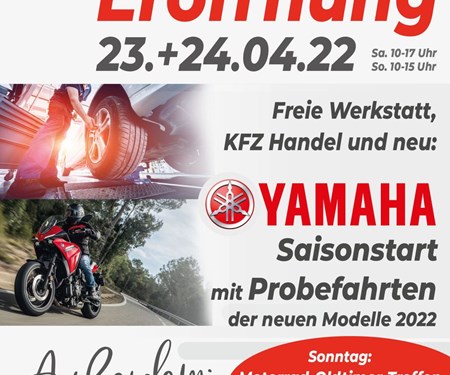 Nicht vergessen: (Wieder-)Eröffnung dieses Wochenende