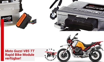 Moto Guzzi V85 TT: Rapid Bike Einspritzoptimierung verfügbar!