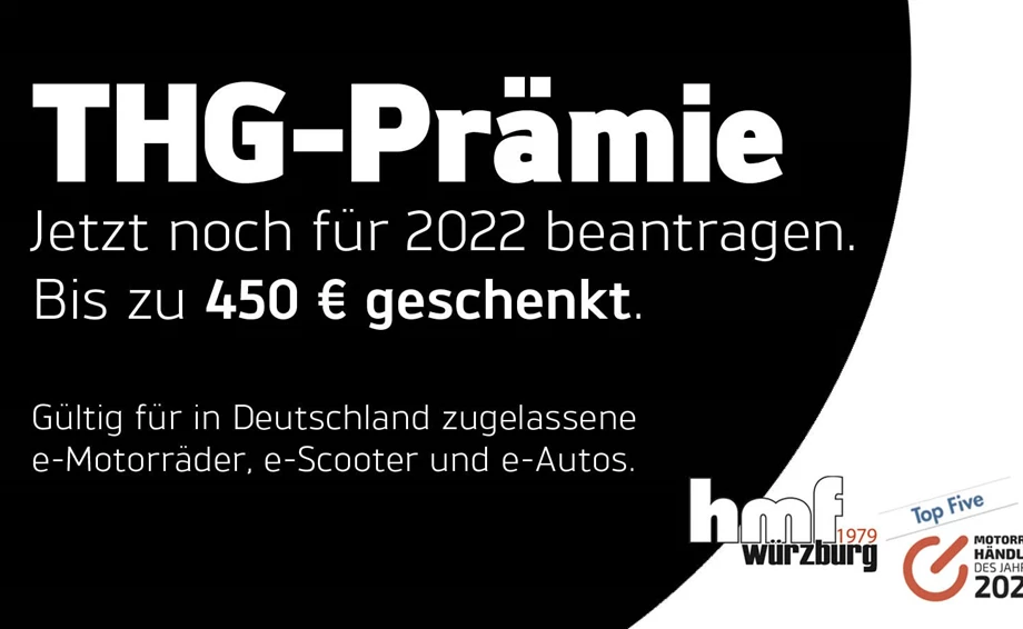 THG-Prämie noch bis 31.12.2022 sichern! Bild 1: THG-Prämie noch bis 31.12.2022 sichern!