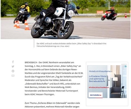 "Bike Safety Day" 01.05.2022 in Brensbach