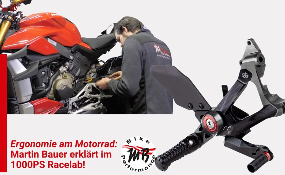 Ergonomie am Motorrad: Martin Bauer erklärt im Racelab! Bild 1: Ergonomie am Motorrad: Martin Bauer erklärt im Racelab!