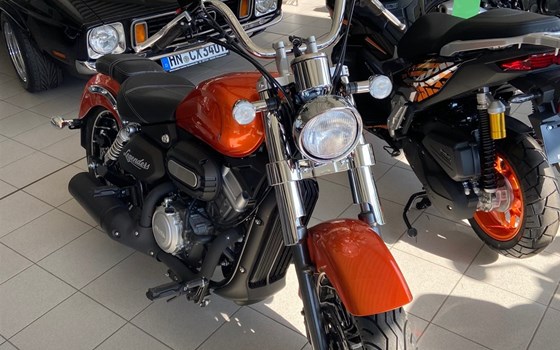 125er Legenders von MAG mit 14 PS in tollem Kupfer / Orange - Bild 5