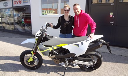 701 Supermoto  startklar!!