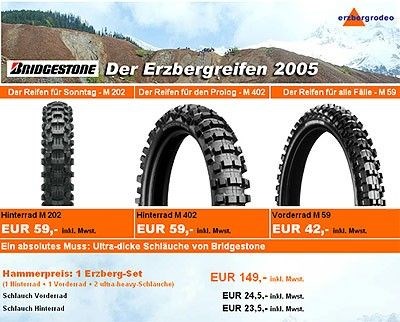 DER BRIDGESTONE-ERZBERG-REIFEN DER BRIDGESTONE-ERZBERG-REIFEN