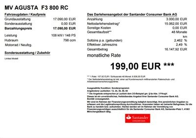 MV Agusta Angebote August &  neues "Limited Modell"  MV Agusta F3 675 RC & F3 800 RC ! - Bild 10