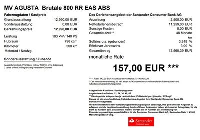 MV Agusta Angebote August &  neues "Limited Modell"  MV Agusta F3 675 RC & F3 800 RC ! - Bild 4