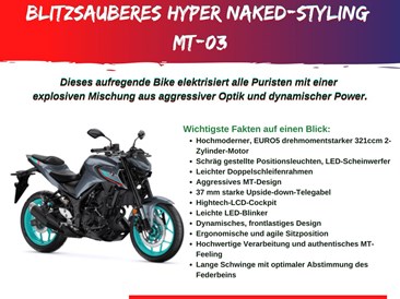 Blitzsauberes Hyper Naked-Styling: MT-03