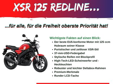 XSR 125 Redline...für alle, die Freiheit lieben!