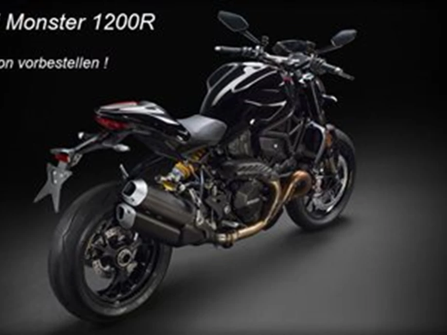 DUCATI MONSTER 1200 R - 2016 - 160 nackte PS Bild 5: DUCATI MONSTER 1200 R - 2016 - 160 nackte PS