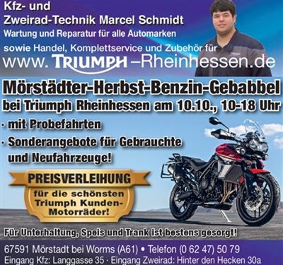 "Mörstädter-Herbst-Benzin-Gebabbel" am 10.10.2015