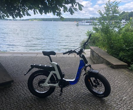 Erste Probefahrt mit dem neuen Fantic Issimo Urban 45er S- Peledec mit Daumengas - der schicke Begleiter in der Stadt! 