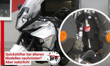 Quickshifter auch bei älteren Modellen? Aber natürlich!