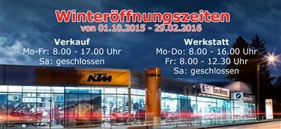 Winteröffnungszeiten Winteröffnungszeiten