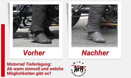 Motorrad Tieferlegung: Ab wann sinnvoll und welche Möglichkeiten gibt es?