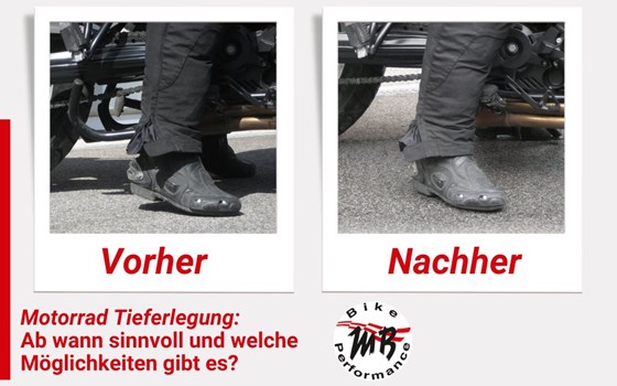 Motorrad Tieferlegung: Ab wann sinnvoll und welche Möglichkeiten gibt es? - Bild 1 Motorrad Tieferlegung: Ab wann sinnvoll und welche Möglichkeiten gibt es? - Bild 1