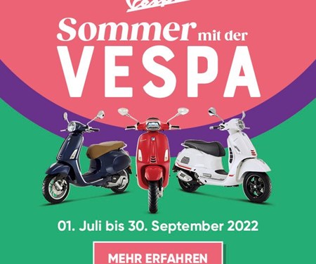 Vespa Summer Deals 2022!