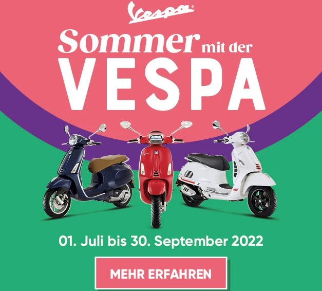 Vespa Summer Deals 2022! Bild 1: Vespa Summer Deals 2022!