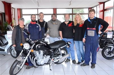 Motorrad Winteraktion