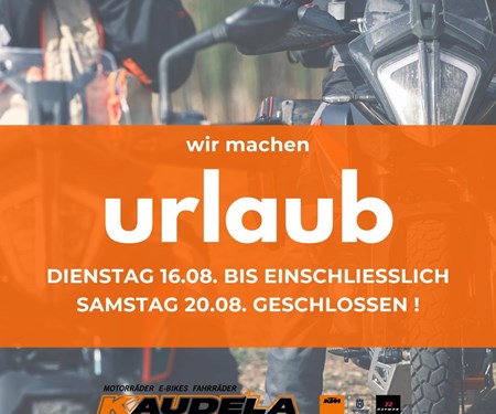 Wir machen Urlaub! Wir machen Urlaub!