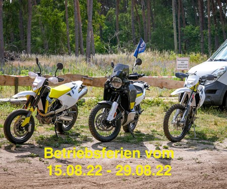 Betriebsferien vom 15.08-29.08.22