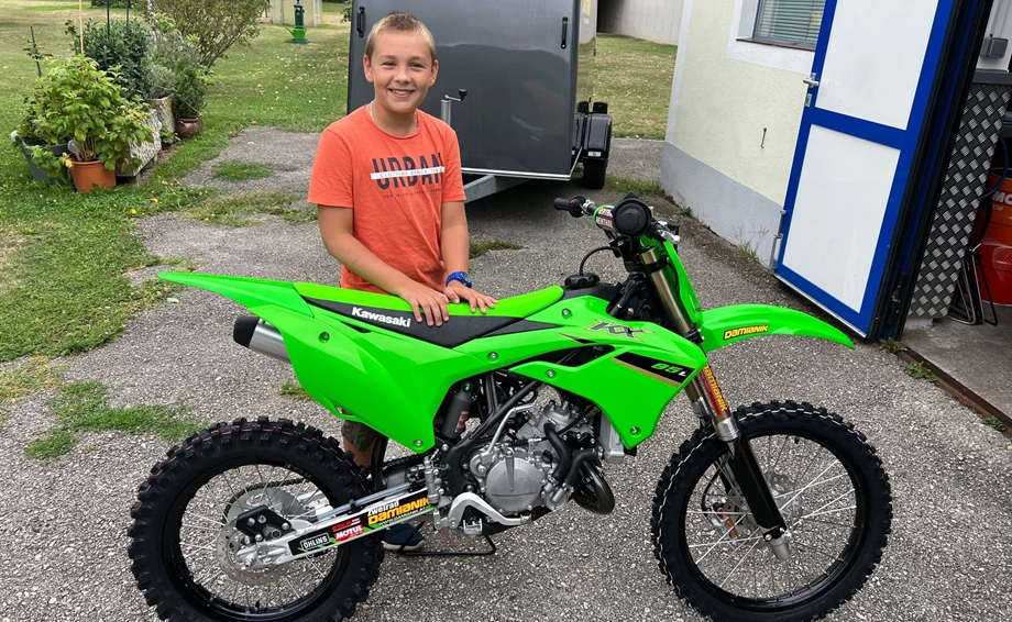 Kawasaki KX 85 übergeben! Bild 1: Kawasaki KX 85 übergeben!