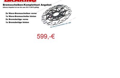 Sonderaktion Bremsscheibensätze