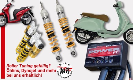 Tuning für Vespa und andere Roller? Aber klar, Martin Bauer macht auch das!