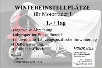 Wintereinstellplätze