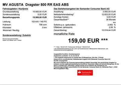 Weihnachtsangebote bei A.T.T., z.B. die neue MV Agusta Brutale 800 für 2016 oder die Brutale 800RR und mehr! - Bild 6