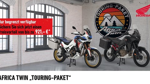 "Touring-Paket"-Aktion:   Wir haben noch AfricaTwin's auf Lager   