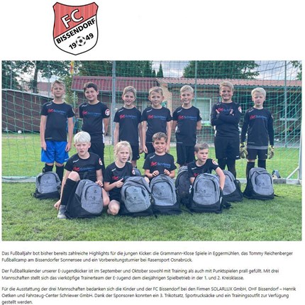 FC Bissendorf 
NEWS - NEWS - NEWS