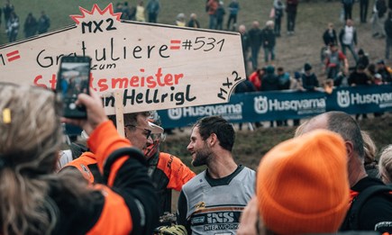 Florian Hellrigl von KTM Zauner Racing Team sichert sich beim Motocross ÖM Saisonfinale in Kirchschlag den MX2 Staatsmeistertitel;
