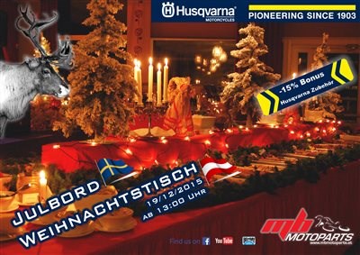 HUSQVARNA - Juldbord [SWE] Weihnachtstisch [AUT] am 19.12.2015