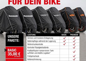 Wintereinlagerung und Service im Winter