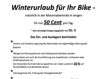         *** Wintereinlagerung ***