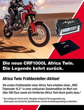 Honda Semmler - Africa Twin Frühbesteller Aktion