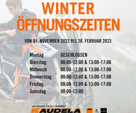 WINTERÖFFNUNGSZEITEN NOVEMBER BIS FEBRUAR WINTERÖFFNUNGSZEITEN NOVEMBER BIS FEBRUAR