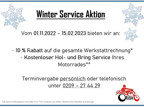 Winter Service Aktion 2022/23