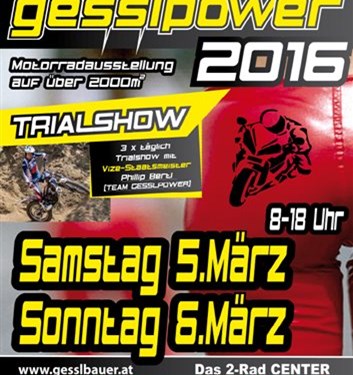 Motorradmesse am 5. und 6. März 2016 Motorradmesse am 5. und 6. März 2016