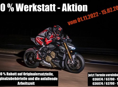 10 % Werkstatt - Aktion
