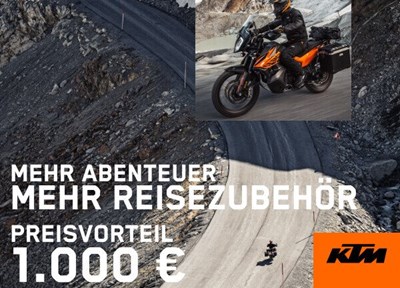 NEWS Spare 1000€ beim Kauf einer KTM 890 Adventure MY22 !