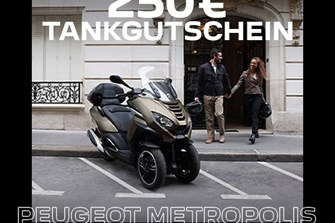 250€ TANKGUTSCHEIN PEUGEOT METROPOLIS