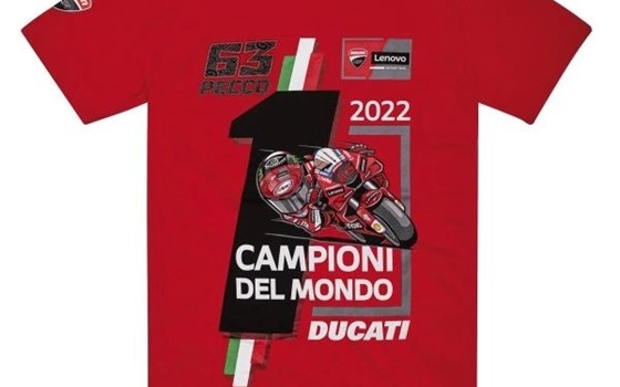 DUCATI IST MOTO GP WELTMEISTER 2022 - jetzt bei uns die limitierten Shirts vorbestellen - Bild 2