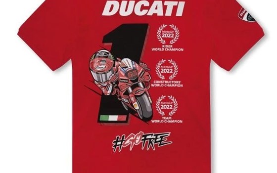 DUCATI IST MOTO GP WELTMEISTER 2022 - jetzt bei uns die limitierten Shirts vorbestellen - Bild 3