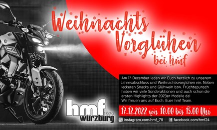 Weihnachtsvorglühen bei hmf - der Saisonabschluss
