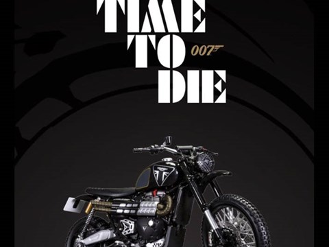 Triumph Scrambler 1200 "Bond-Edition" - 1:12 Maßstab