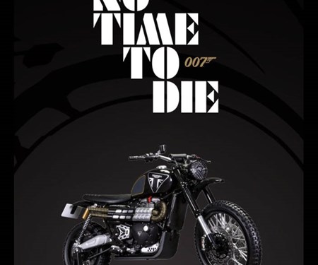 Triumph Scrambler 1200 "Bond-Edition" - 1:12 Maßstab