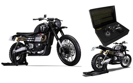 Triumph Scrambler 1200 "Bond-Edition" - 1:12 Maßstab - Bild 3