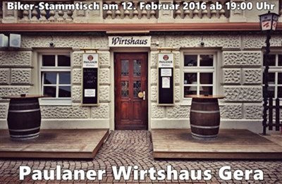 Bikerstammtisch in Gera