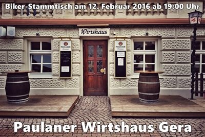 Bikerstammtisch in Gera